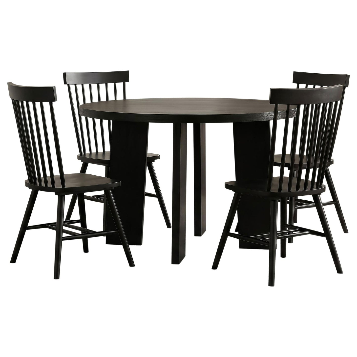 Strouse 5-piece Dining Set Black