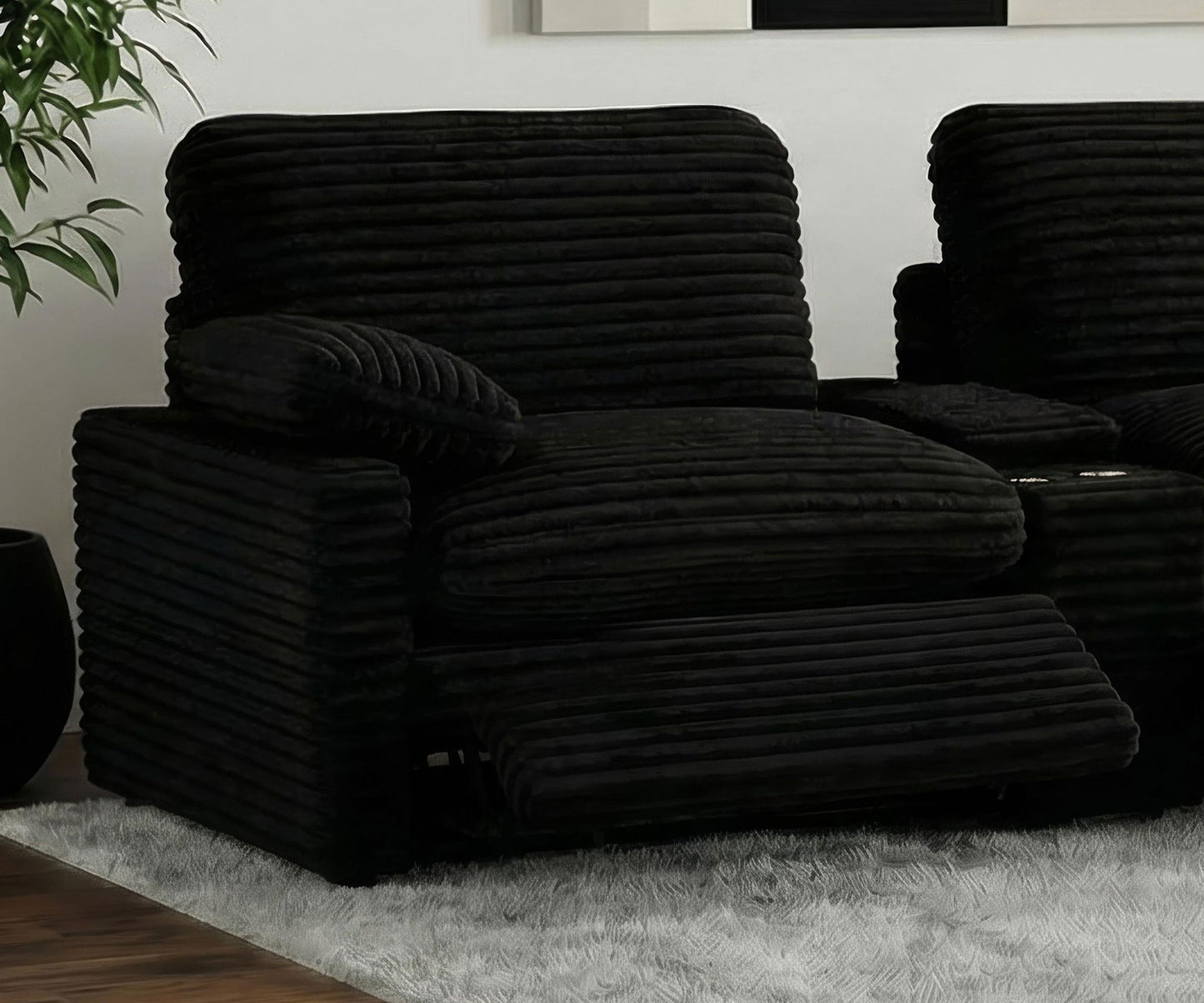 Collins Modular LAF Power Recliner Black