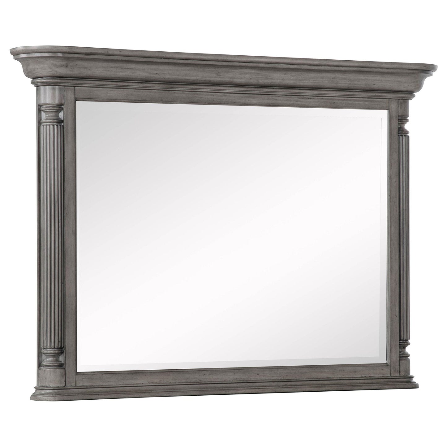 Cresswell Rectangular Dresser Mirror Weathered Taupe