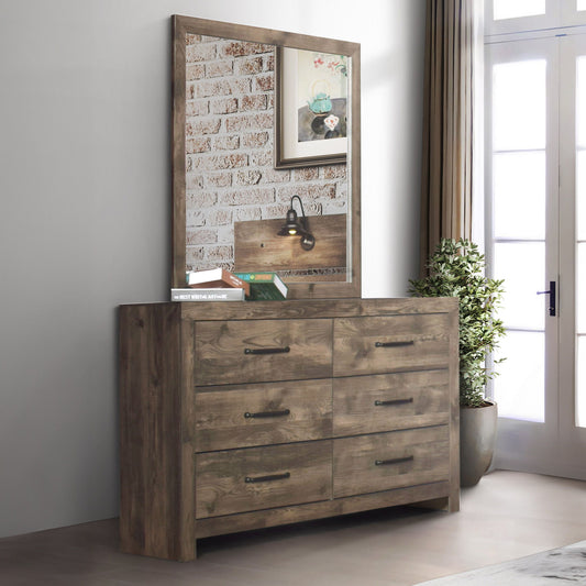 Misty Lodge - Mirror - Greige