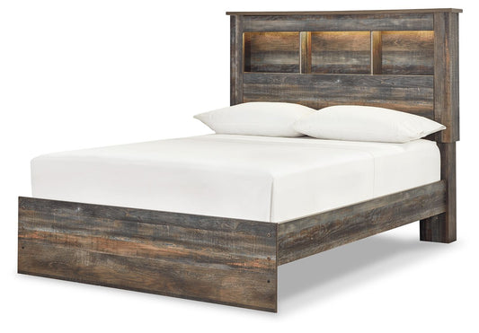 Drystan - Panel Bookcase Bed