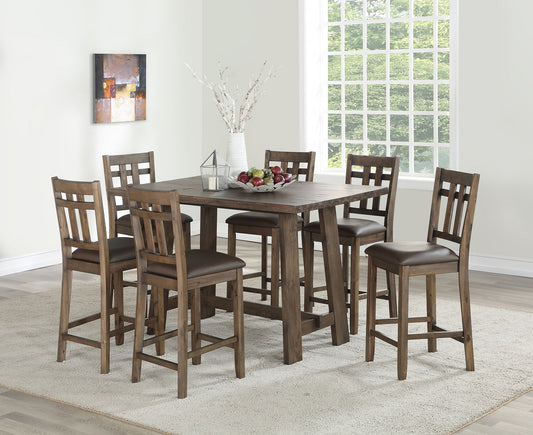 Saranac - Counter Chair - Dark Brown