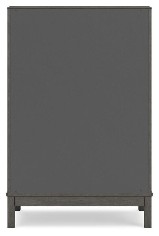 Mazing - Five Drawer Chest - Gray