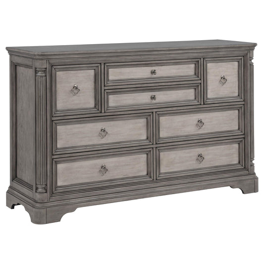 Cresswell 8-drawer Bedroom Dresser Weathered Taupe