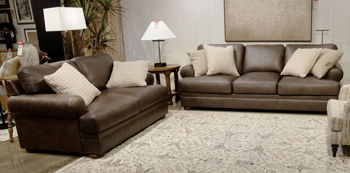 Carriage Point - Loveseat - Hickory