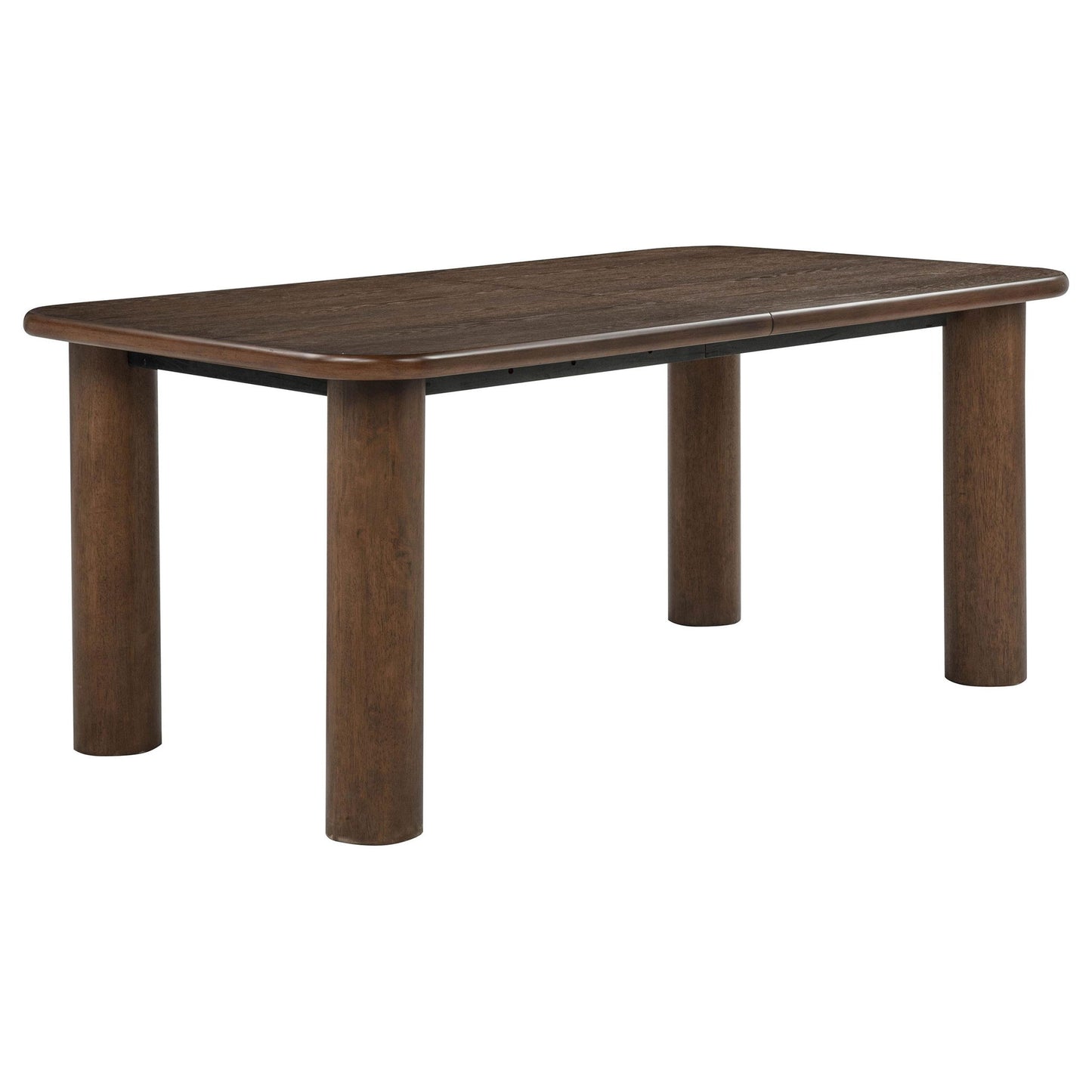 Faulkner 84-inch Extension Wood Dining Table Brown Oak
