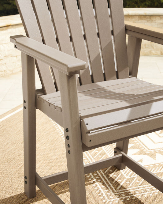 Seacliff Beach - Barstool (Set of 2) - Medium Brown