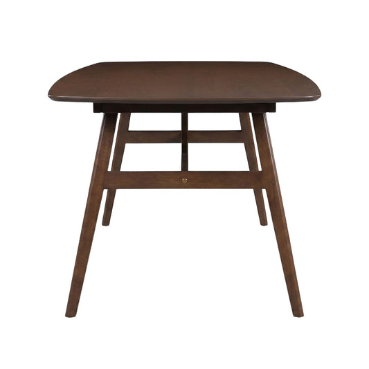 Miller - 78" Complete Dining Table - Dark Brown