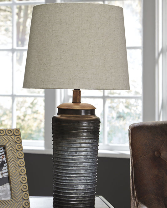 Norbert - Metal Table Lamp (Set of 2) - Gray