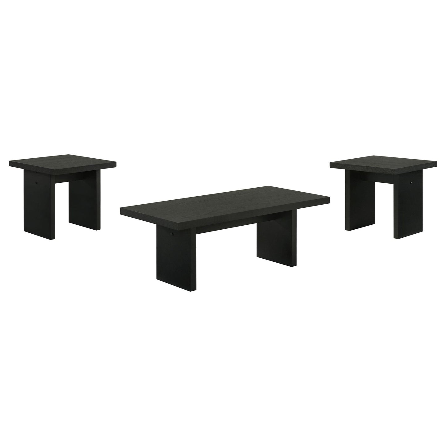 Decker 3-piece Coffee and End Table Set Black