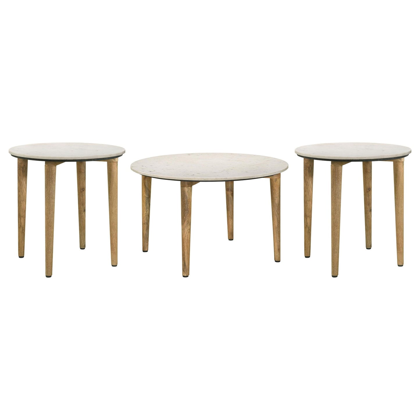 Aldis 3-piece Coffee and End Table Set White