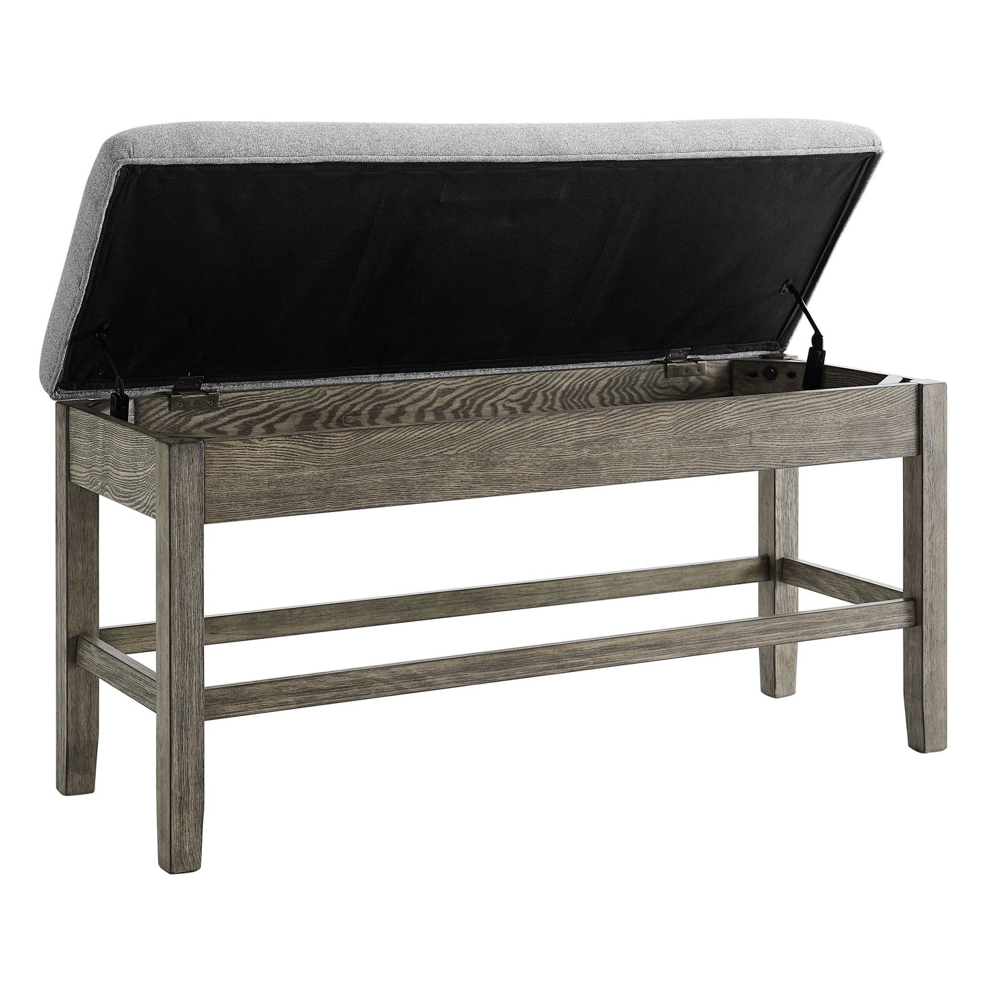 Grayson - Counter Bench - Gray / Light Brown