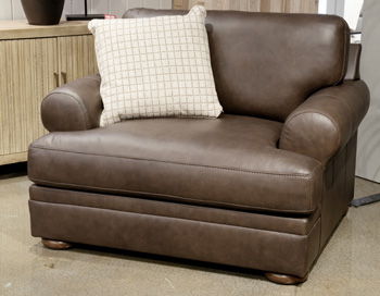 Carriage Point - Chair And A Half - Hickory