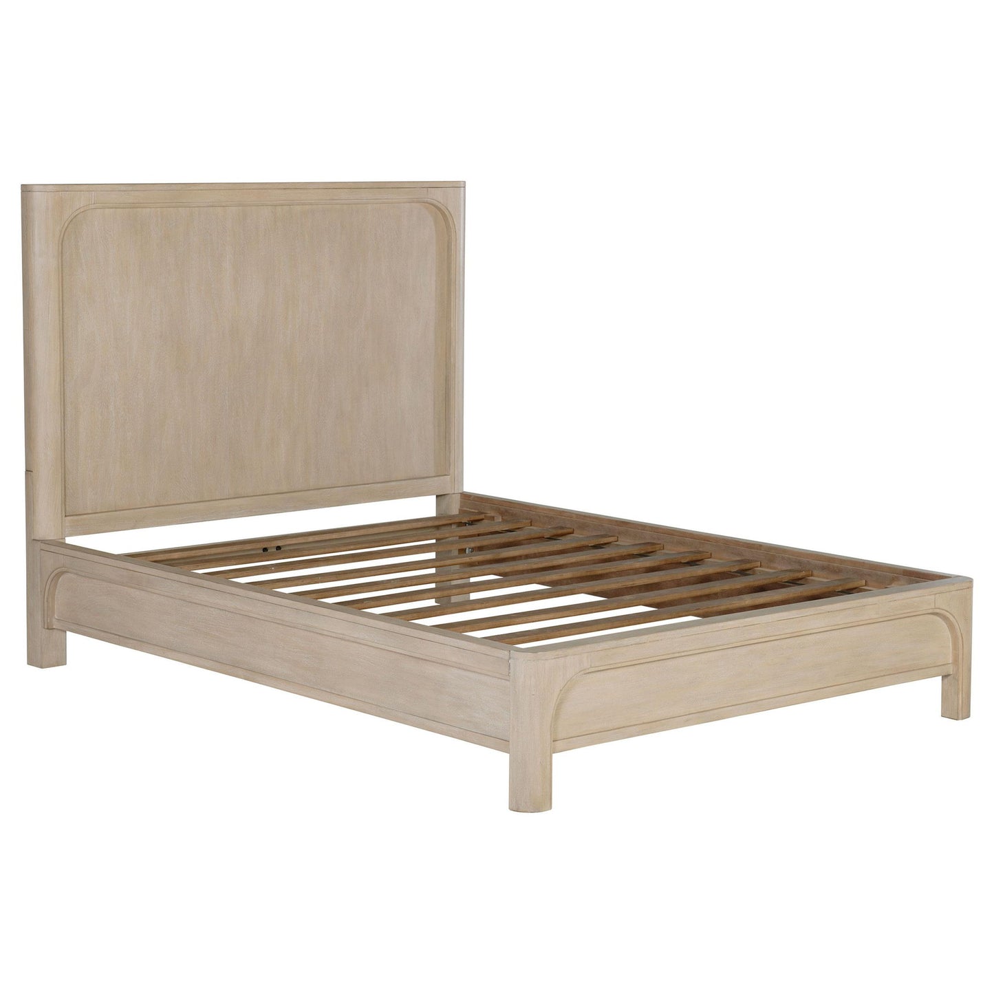 Solano 81-inch California King Panel Bed Weathered Mango