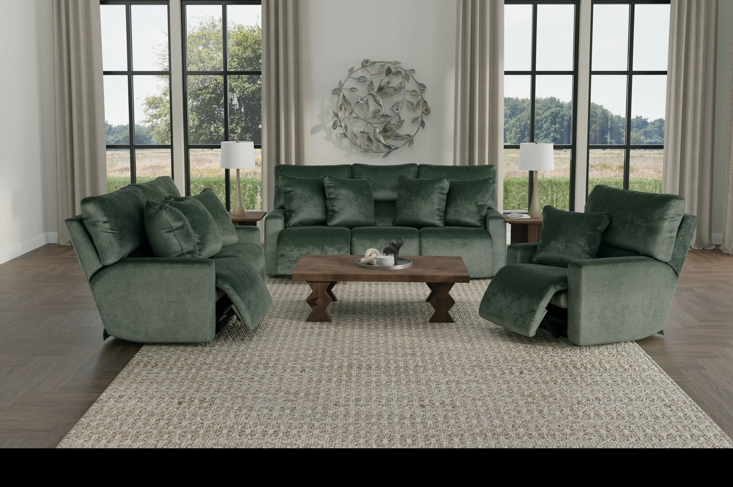 Rayton - Power Reclining Loveseat With Zero Gravity - Pine