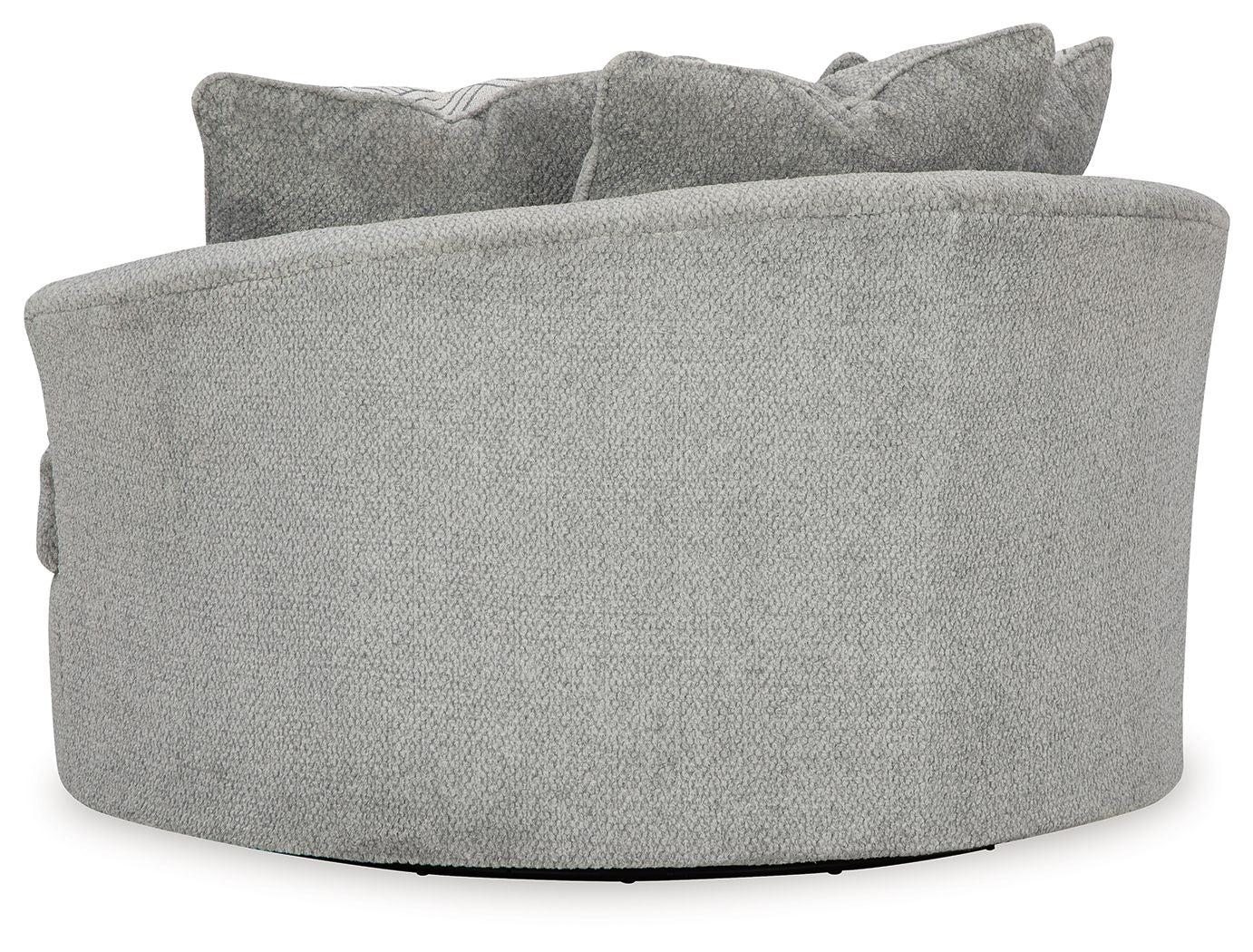 Casselbury - Oversized Swivel Accent Chair - Cement