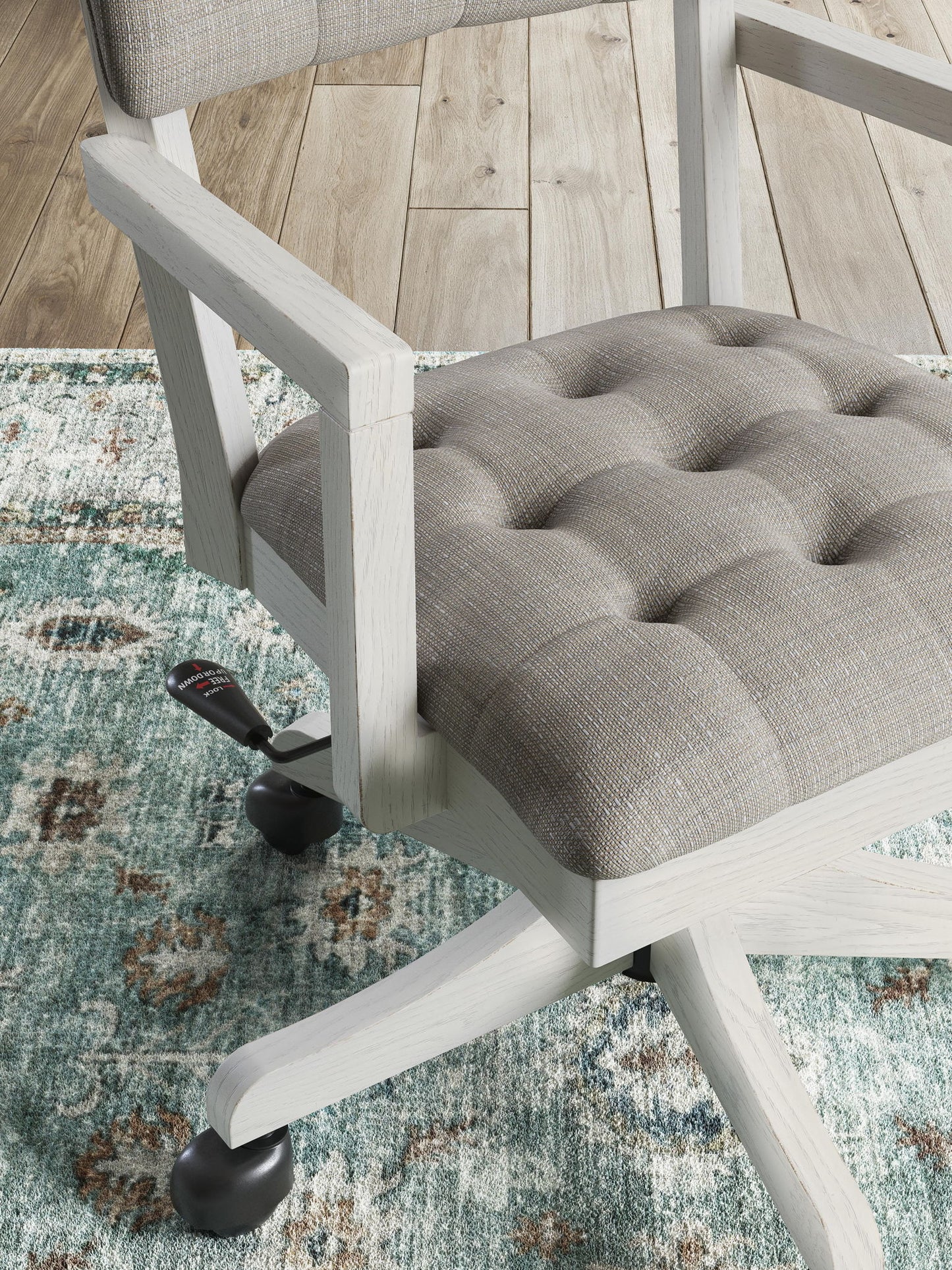 Robbinsdale - Home Office Desk Chair - Antique White