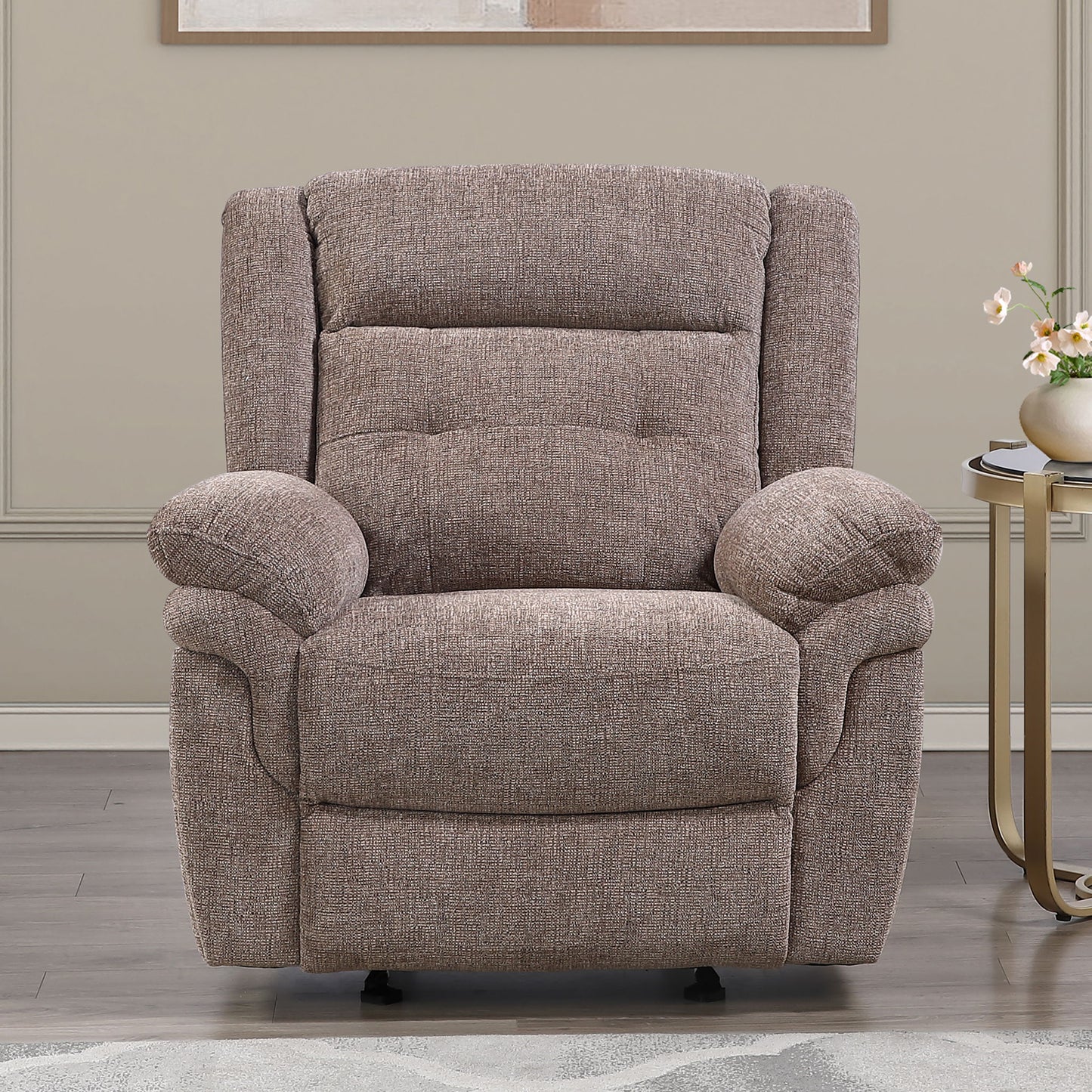 Sydney - Manual Recliner - Brown