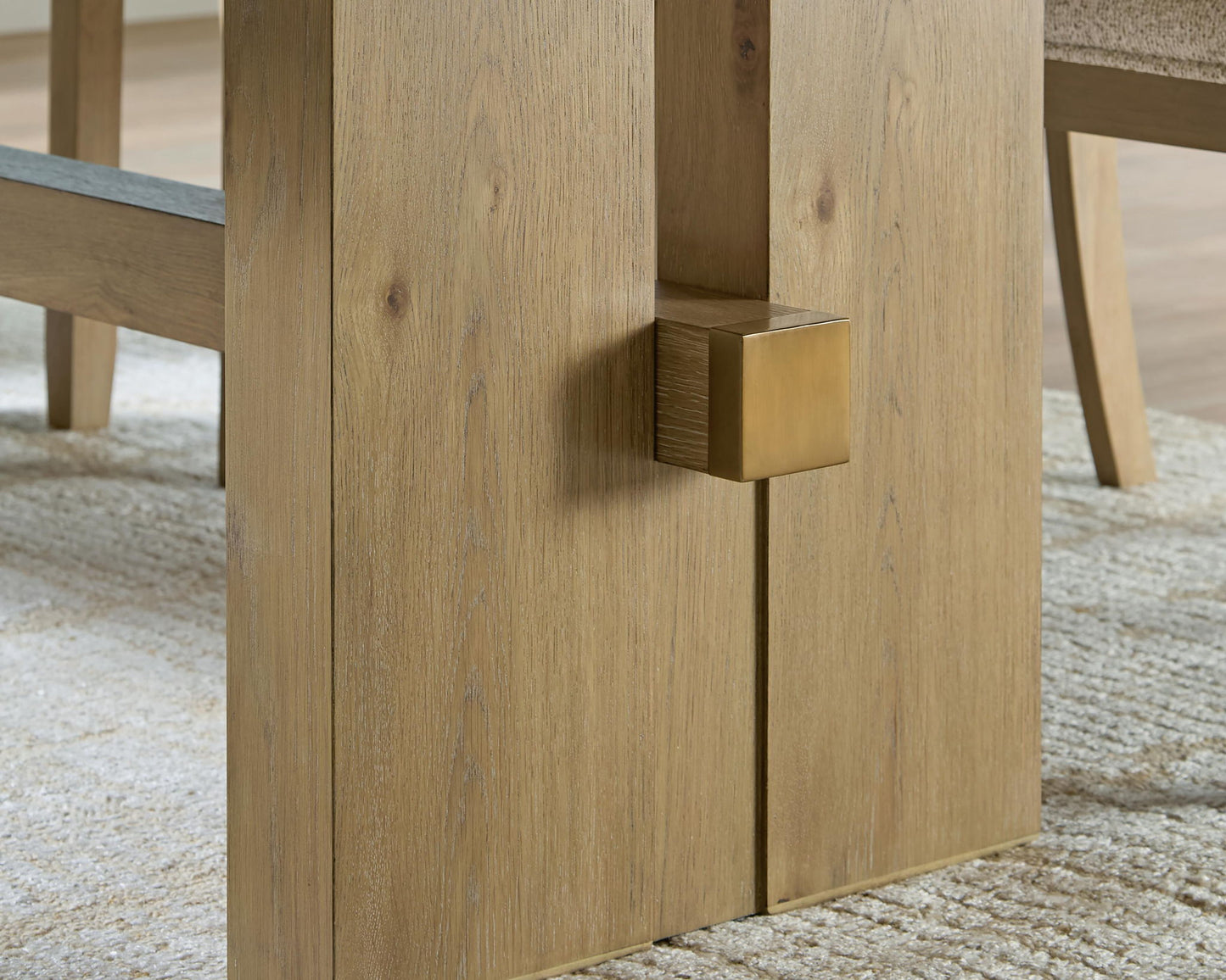 Lasinger - Rectangular Dining Room Extension Table - Light Brown