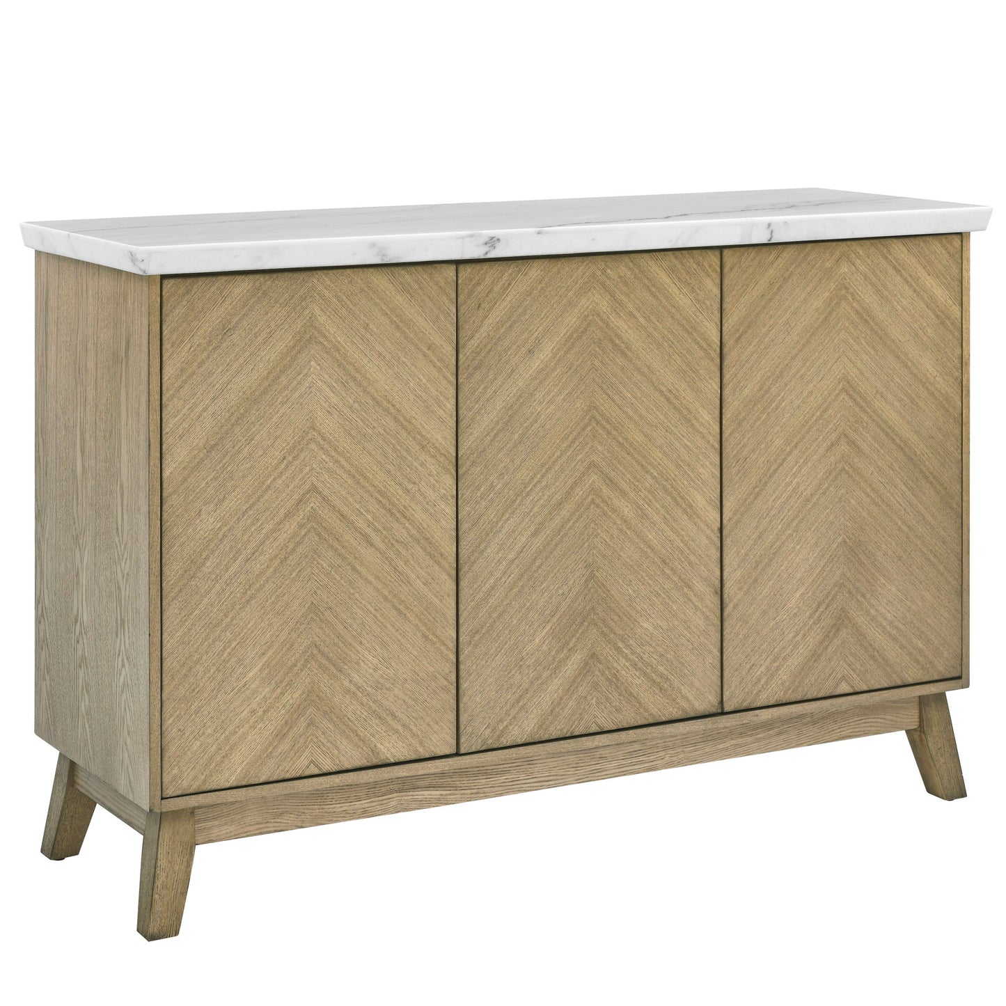 Vida - Marble Top Server - White