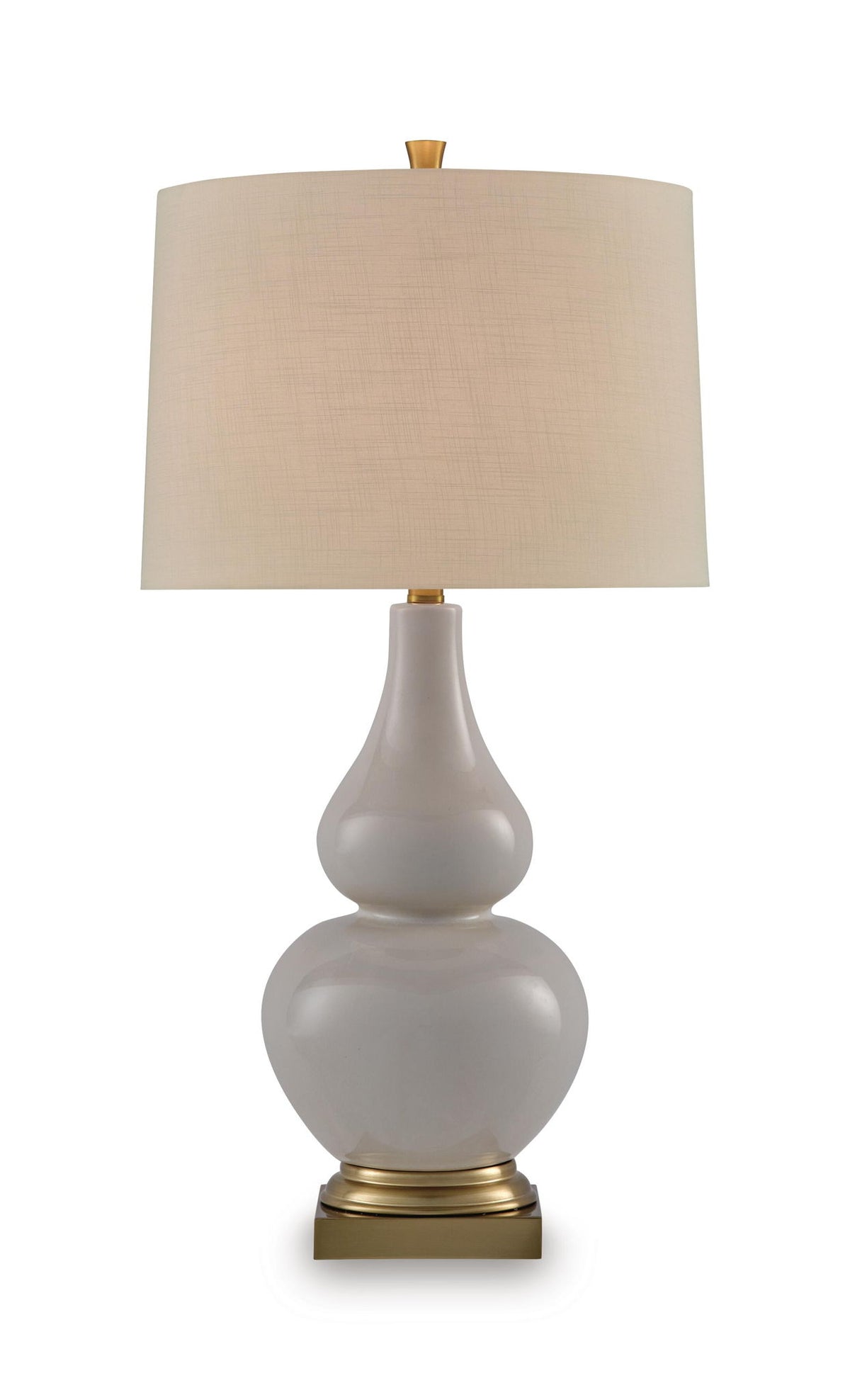 Weswick - Ceramic Table Lamp - Cream / Gold Finish