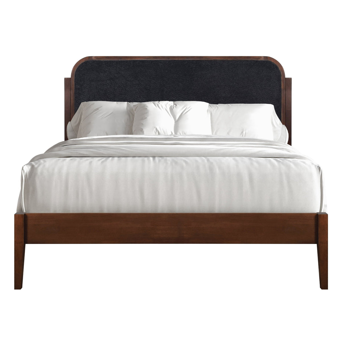 Hawthorne - Queen Platform Bed With Upholstered Headboard