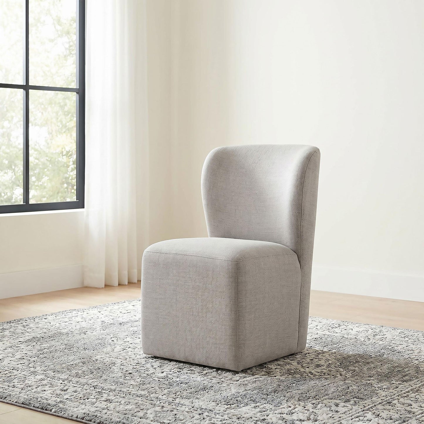 Jaelynn Upholstered Parsons Dining Side Chair Beige (Set of 2)