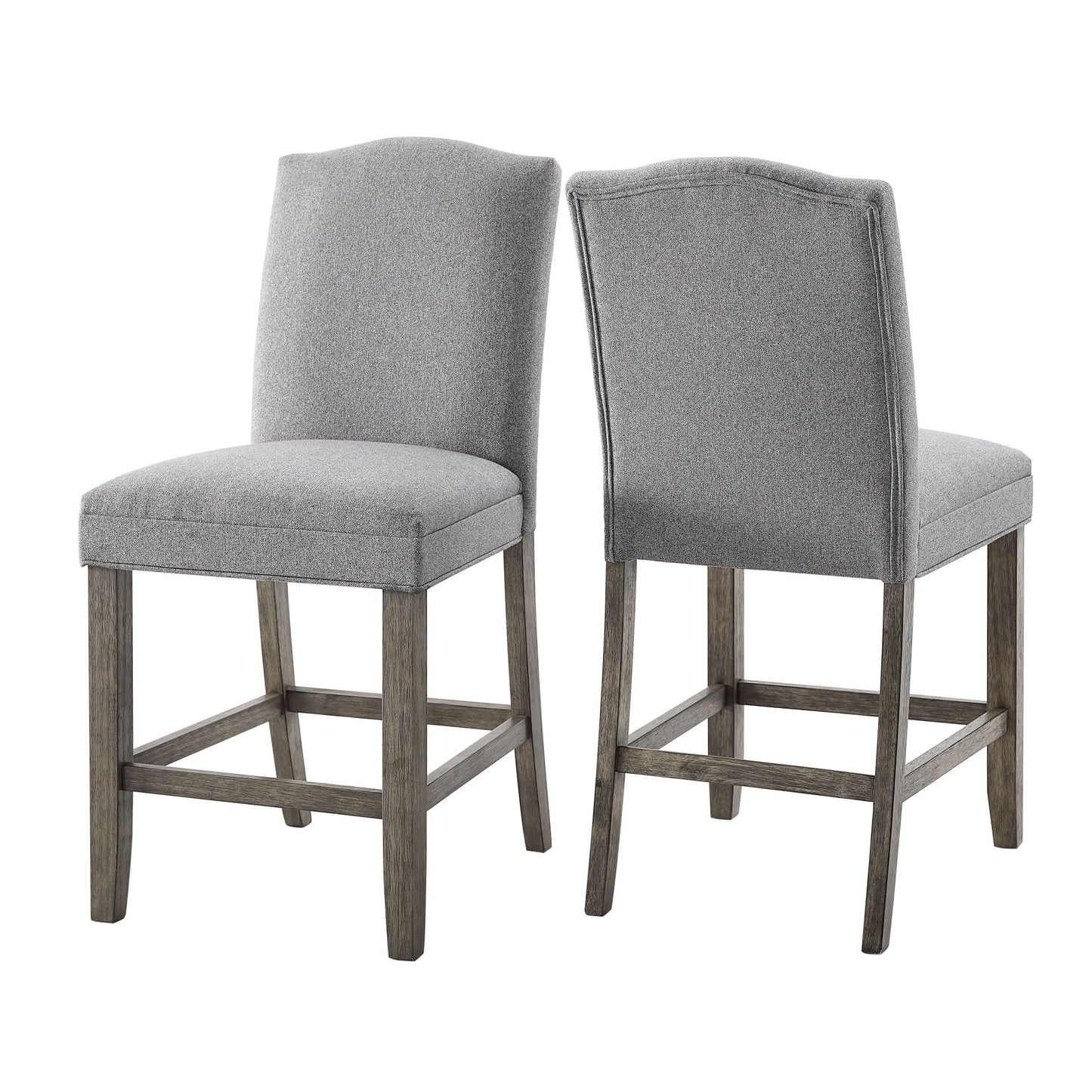 Grayson - Counter Chair - Gray / Light Brown