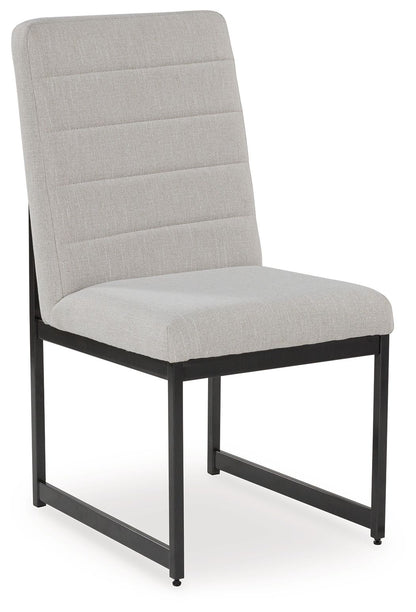 Tomtyn - Dining Upholstered Side Chair (Set of 2) - Light Brown