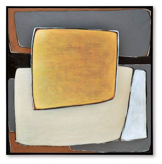 Actman - Wall Art - Cream / Brown / Gray