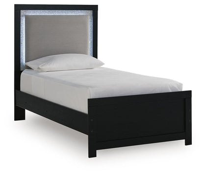 Maeling - Upholstered Panel Bed