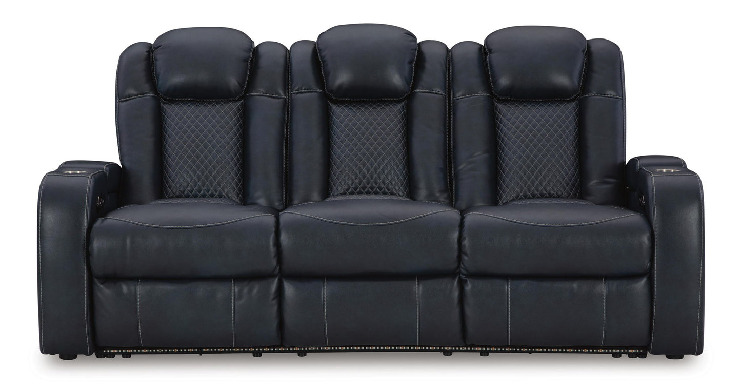 Fyne-dyme - Power Reclining Sofa With Adj Headrest