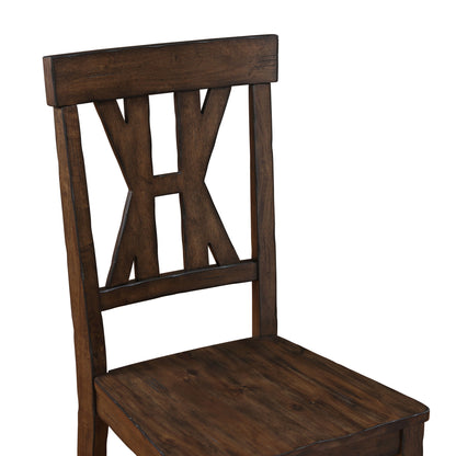 Auburn - Side Chair - Dark Brown