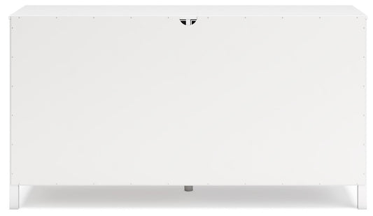 Hallityn - Six Drawer Dresser - White