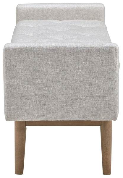 Briarson - Storage Bench - Beige / Brown