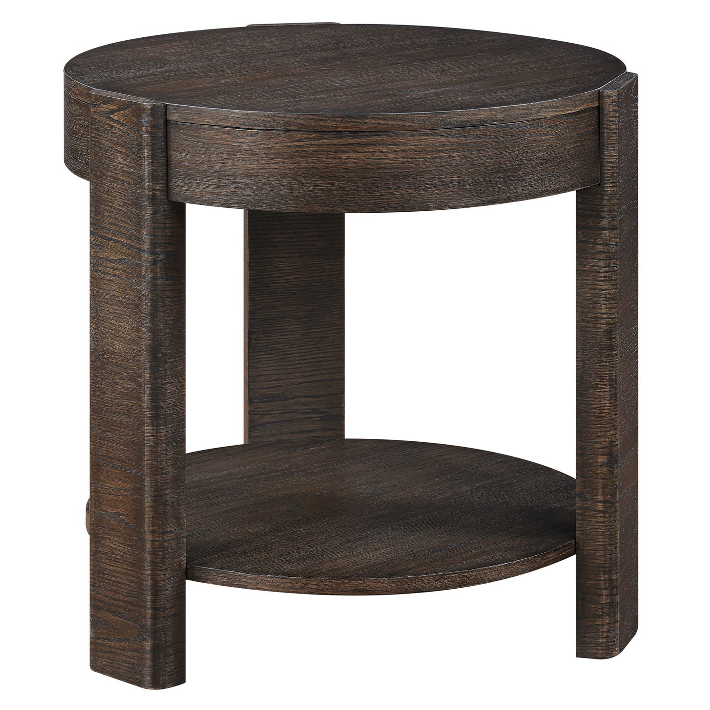 Salina - 3 Piece Round Occasional Set - Espresso