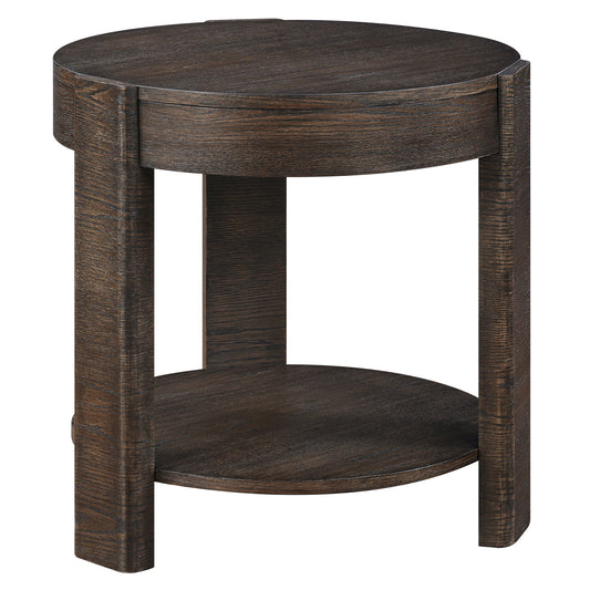 Salina - 3 Piece Round Occasional Set - Espresso
