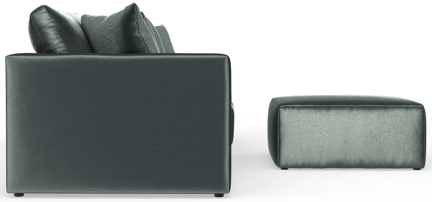 Remington - Modular Sofa And Cocktail Ottoman - Pine