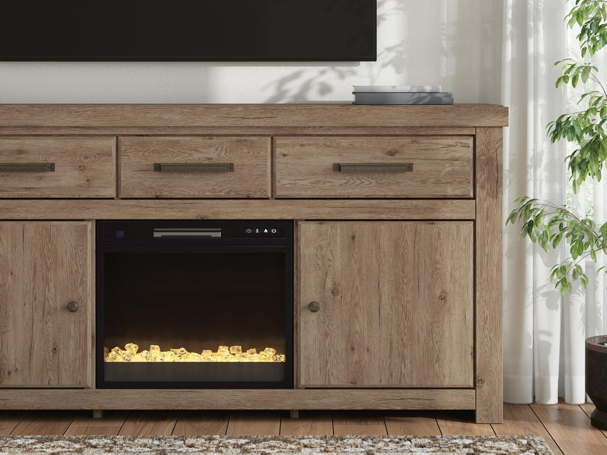 Garistyn - TV Stand With Fireplace Option