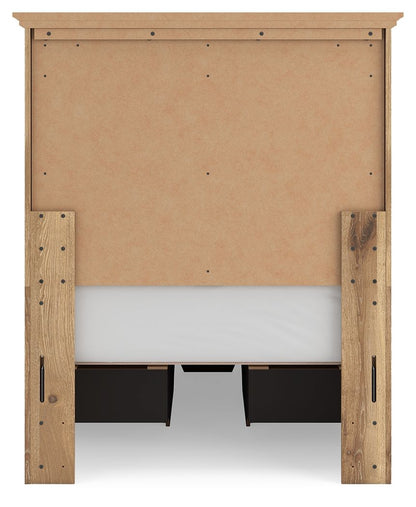 Makidern - Panel Storage Bed