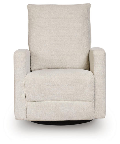Oaklynn-Manor - Swivel Glider Recliner - Canvas