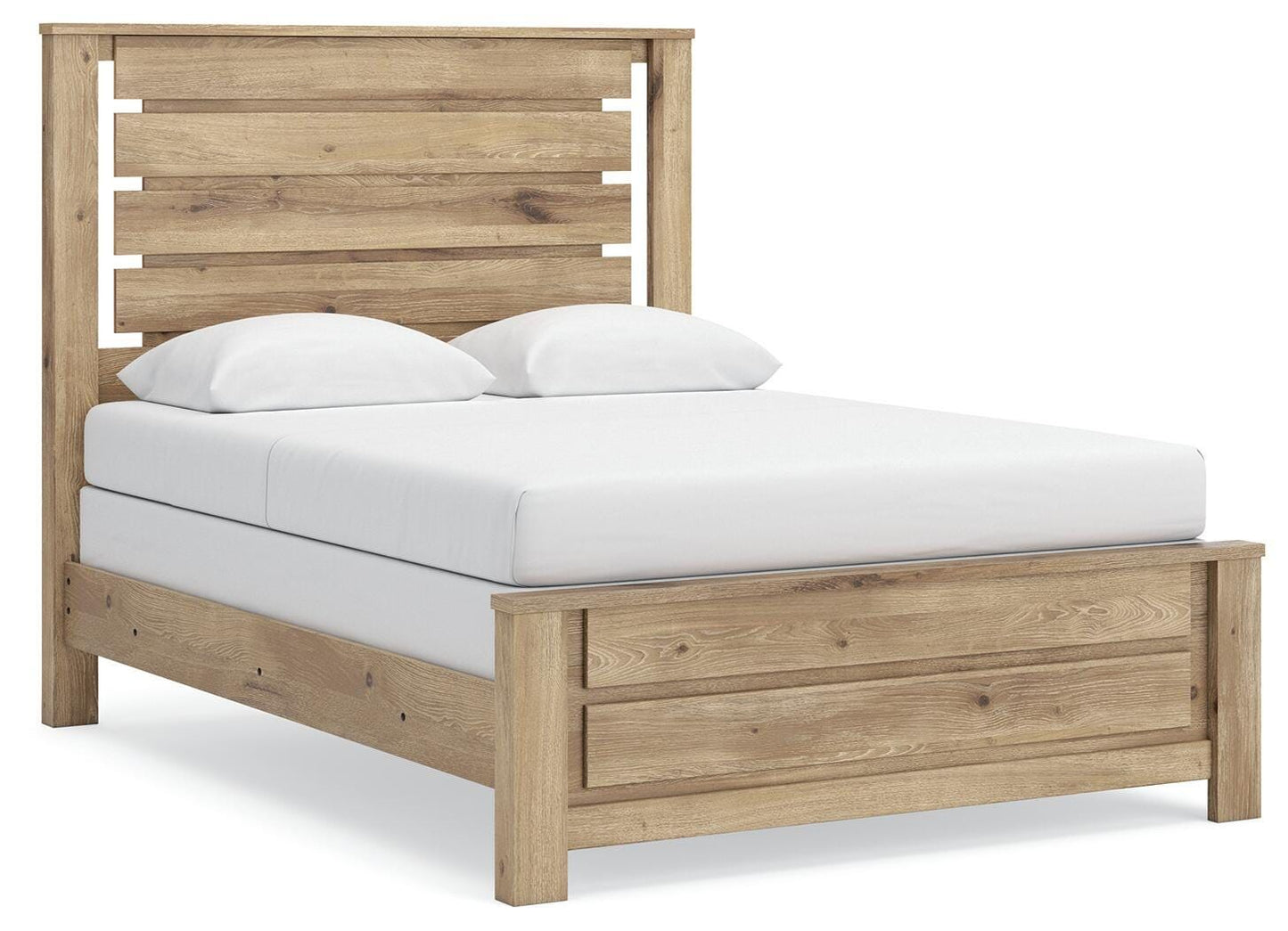 Brozmont - Queen Panel Bed - Tan