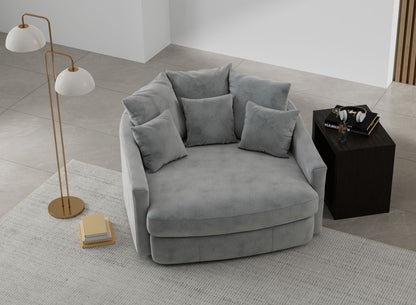 Matty - Round Accent Cuddle Chaise