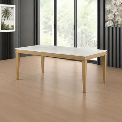 Essence - 70" Rectangle Dining Table With Marble Top