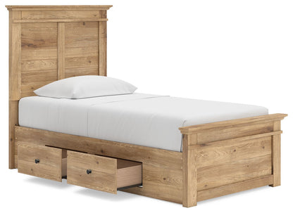 Makidern - Panel Storage Bed