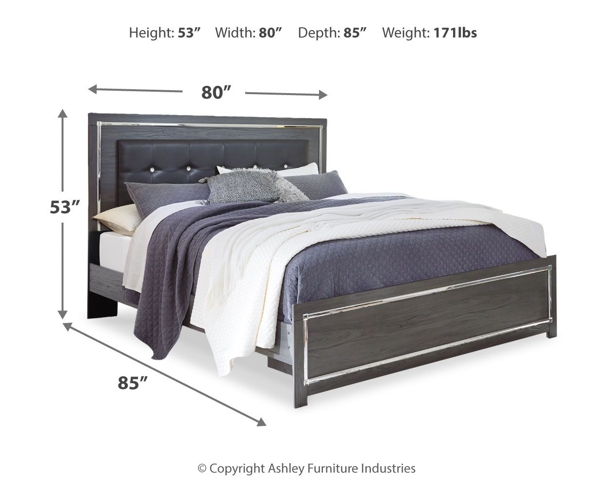 Lodanna - Panel Bed