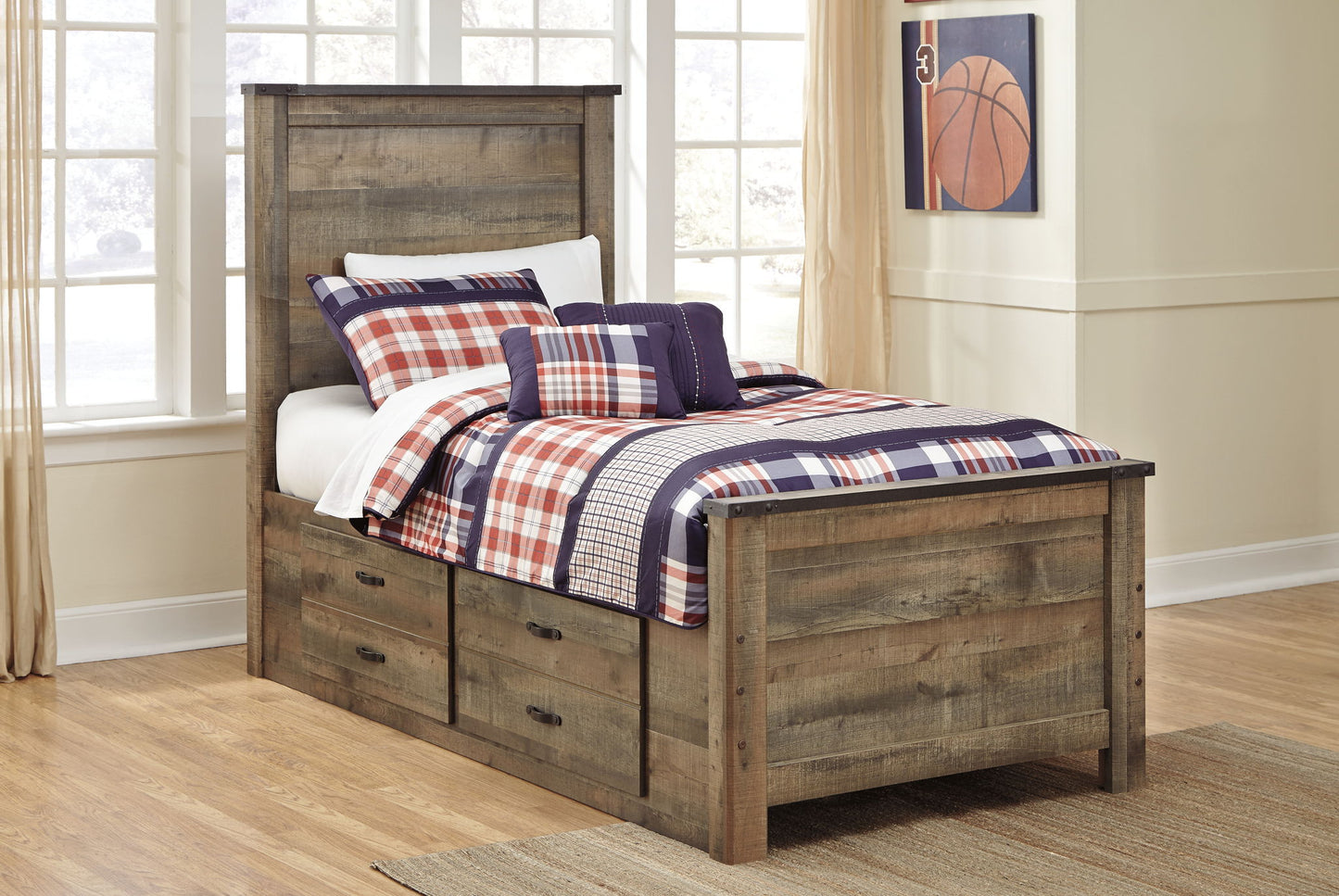 Trinell - Panel Bed