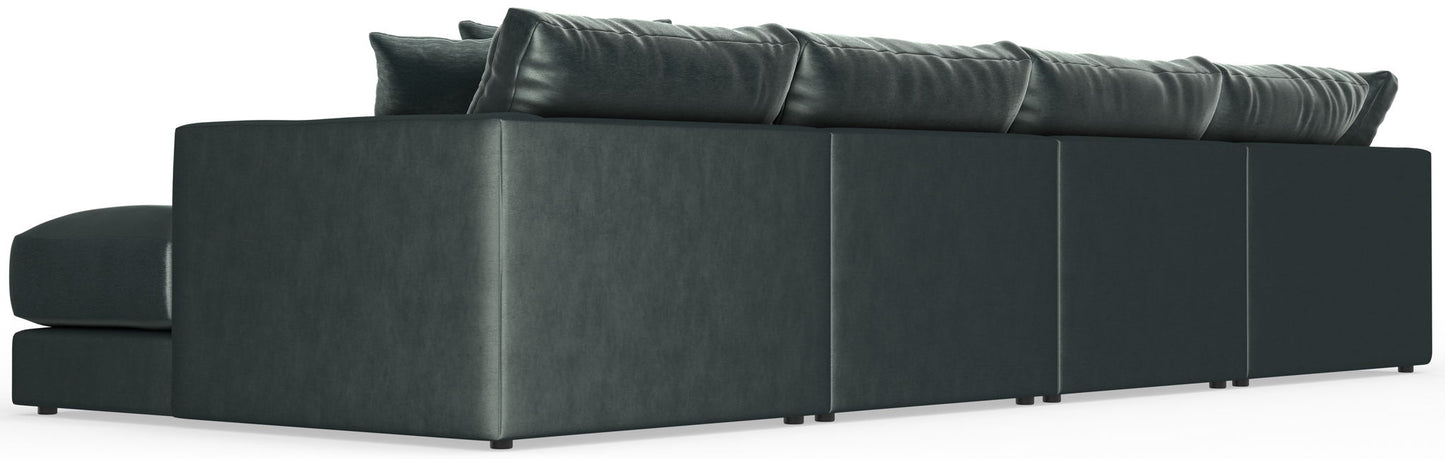 Remington - Modular Sofa And Cocktail Ottoman - Pine