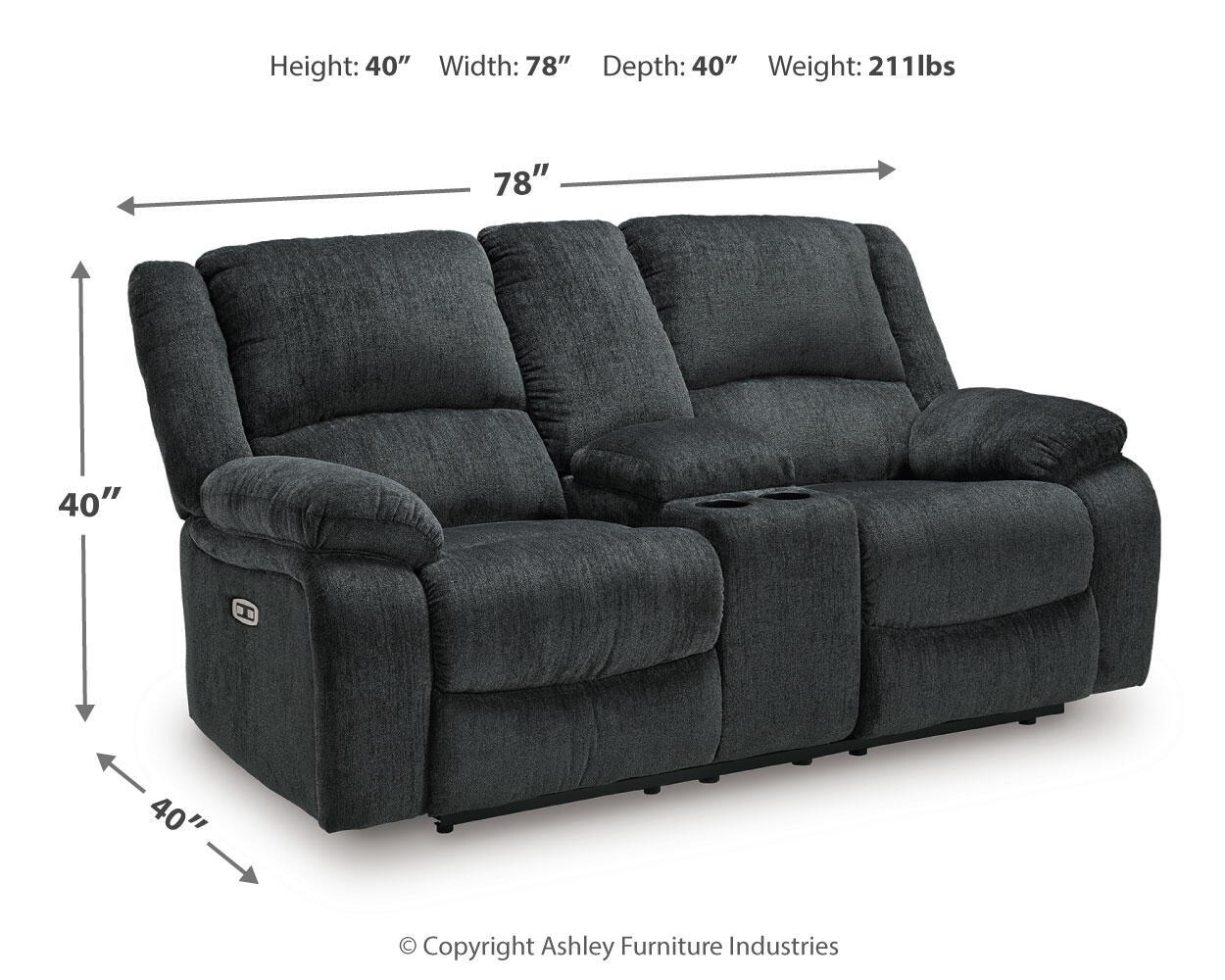 Draycoll - Reclining Loveseat