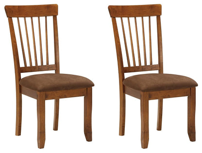 Berringer - Dining UPH Side Chair (Set of 2) - Rustic Brown